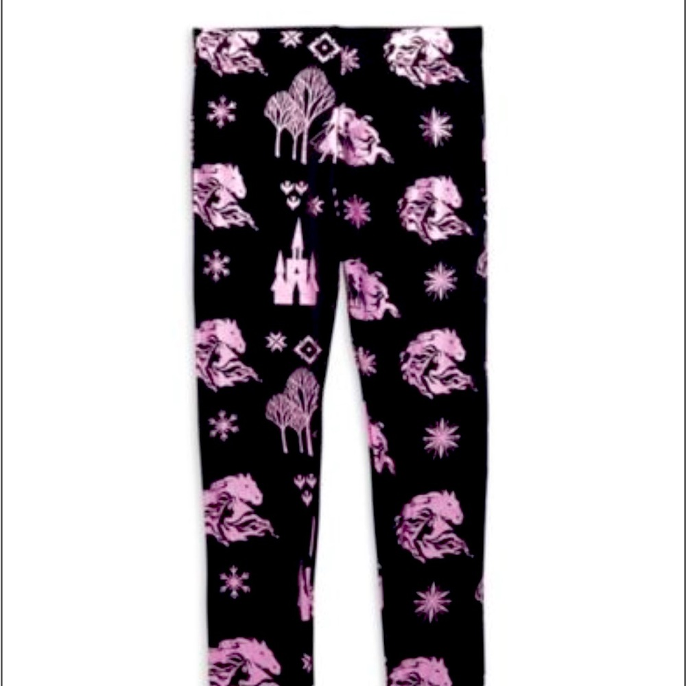 Terez x Disney Frozen 2 Epic Adventure Metallic Child Leggings Youth Leggings